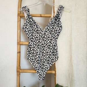 MAJORELLE Kianna bodysuit leopard print